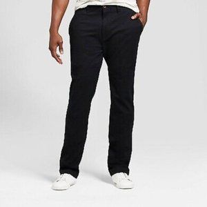 Goodfellow & Co Men's Slim Fit Chino Black Pants sz: 32W x 32L